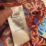 Anthropologie  Robin Tiered Mini Dress in Pink Floral Ikat Print Photo 7