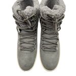 Marc Fisher NWOT Gray Faux Sherpa Suede Platform Boots size 8.5 streetwear Photo 5