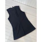 Athleta Bayview Tank Black Powervita Wrap Detail Sleeveless Athleisure Size XS Photo 3