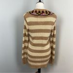 Anthropologie  Sparrow Stripe Hopi Basket Cardigan Small Neutral Cottagecore Photo 4