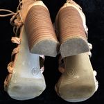 Merona  Braided lace up block heel sandals Photo 5