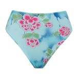 frankie's bikinis  Blue daiquiri Floral bikini JENNA/CLEO size Medium/Small Photo 5