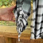 Dear John Women's Green And White Ombre Button Down Shirt Size L Photo 2