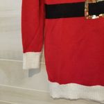 it's our time {L} Chirstmas Sweater Mrs Claus Santa Claus Belt Buckle Candy Cane Ugly Sweater Photo 6