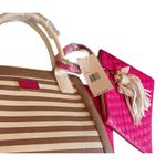 Betsey Johnson betsy johnson handbag pink, Taupe & white With Additional Bag Inside Photo 2