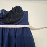 Torrid  Curve Lace And Mesh Babydoll Lingerie Gown Plus Size 2‎ 2X Navy Photo 6