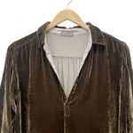 CP Shades Teton Tunic Size XS Brown Velvet Lagenlook Flowy Boho Top Made in USA Photo 8