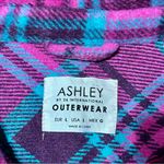 Ashley by 26 International 🏷️🏷️ outerwear sz L plaid shacket Photo 8