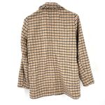 Joie  Multicolor Plaid Fleece Mid Length Blazer Cardigan Coat Jacket Photo 4