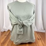 Cotton Crewneck Sweatshirt Zenana Sage Plus Size Raglan Sleeve Loungewear 2X New Green Photo 1