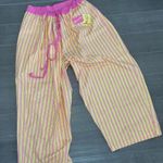 Warner Brothers Tweety Pink and Yellow Striped Pajama Pants woman’s sz XXL Photo 0