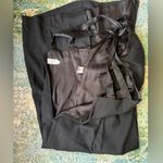 CDC Wear Vintage 90s CDC strappy satin trim black maxi evening dress, size 8 Photo 0