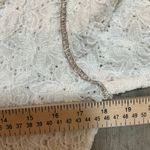 BKE  White Lace Zip Up Cardigan Boho‎ Cottagecore Festival Lightweight Layering Photo 3