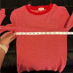 Heart & Hips  Red Striped Cropped Long Sleeve Top Size Small Photo 6