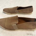 Frye Tan Brown leather Slip-on Flat Sneakers Size 7.5 Photo 2