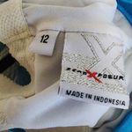 Zero Xposure Blue, Black, & White Floral Tankini Top (12) Photo 3