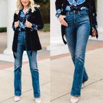 CAbi  5th avenue jeans size 6 blue straight leg high rise Photo 6