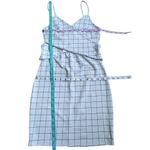 Blue Blush  checkered print mini dress size Small Photo 1