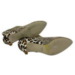 Matisse Moon Walkin‎ Boots Beige Cowhair Leopard Print Heeled Size 8 Brown Photo 7
