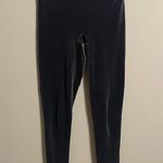 Spanx Velvet Leggings Silver Chrome Gray- Size Small Photo 2