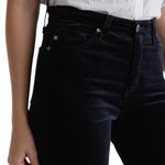 AG Adriano Goldschmied AG Velvet High Rise Mari Straight Jeans Black Size 25 Photo 2