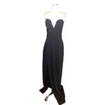 Amanda Uprichard  Cherri Gown in Black XSmall New Womens Long Maxi Dress Photo 6