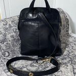 Tignanello Leather Backpack Crossbody Bag in Black Photo 3