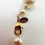 Joan Rivers Single Strand Ivory Pearl Necklace w/ Bag Gold Hardware Classic 35" Photo 2