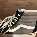 Vans black and grayWomen's U Sk8-Hi Top sneaker size 6.5 Photo 4