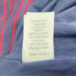 Marine layer Lexi Rib Daytime Midi Tank Dress Cabernet Navy Stripe Size Large Photo 11