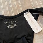 Somerfield Swim Reethi High Cut Cheeky Ribbed Bikini Bottom in Black Large NWT Photo 5