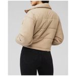 The Fifth Label Remake Tan Cropped Puffer Jacket Size XS Photo 1