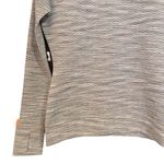 Athleta  Snowscape Quilted Grey and Orange Sweatshirt XS Photo 4