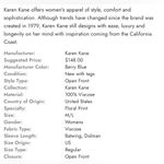 Karen Kane  Floral Sheer Wrap - Navy and Pink . Photo 2