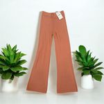 ZARA  NWT Ribbed Wide Leg Pants Small Photo 1