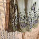 American Eagle  Outfitters Y2K Pale Army Green Floral Sleeveless Mini Dress 4 Photo 6