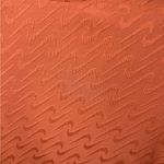 Nike Icon Clash all over logo print mock-neck long sleeve top in terracota Photo 2