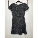 Aritzia  Wilfred Nazarie Dress in Black White Print V-Neck Casual LBD Size 2 Photo 1