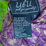 UBU Peck Your Personality Reversible Metallic Purple Zip Up Jacket Photo 13