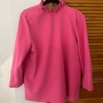 Tuckernuck Pomander Place Pink Faye Ruffle Collar Bow Top Mod Retro Photo 1