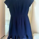Club Monaco  Navy Mini Dress with Ruffle Detail Photo 1