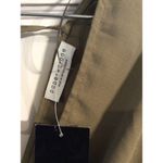 Paper Crane New NWT Green Cropped Fluttered Sleeve Smocked Waist Blouse Sz M Photo 1