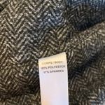 Kyodan  Women’s Small Mock Neck Pullover Sweater Gray Herringbone Tweed Photo 9