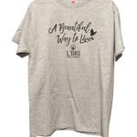 Hanes  Logo L'BRI Pure n Natural‎ T-Shirt Graphic Tee Short Sleeve Top Medium Photo 0