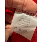 Glossier Red Crewneck Sweatshirt Graphic Logo Character Cartoon Sweatshirt Photo 4