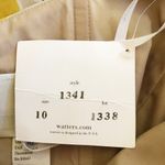 New Watters Yellow Floral Strapless Bridesmaids Dress Style 1341 Women's Size 10 Photo 7