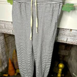 Madewell  size Xs striped jogger lounge pants drawstring waist Photo 0