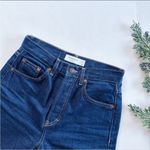 Topshop Women’s Editor Jeans Straight Leg In Dark Wash Photo 7