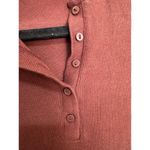 ZARA  Women's Brown Ribbed Cotton Jersey Bodycon Pullover Dress Size: small Photo 5