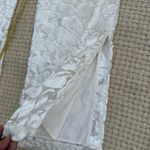 Tularosa WOMENS OFF WHITE MEDIUM Lace Trousers with Floral Design Photo 3